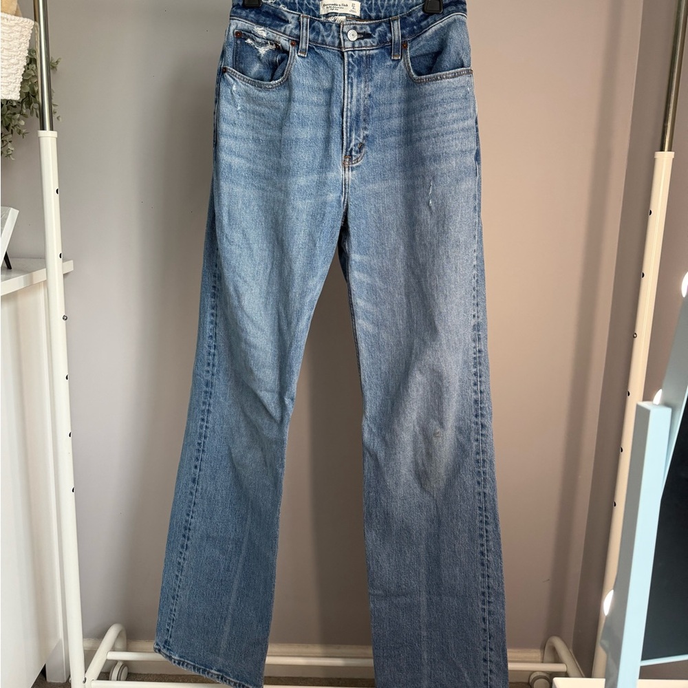 Abercrombie & Fitch Blue Flare Jeans